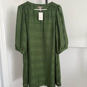 H&M Green Knee Length Dress MAKE AN OFFER!